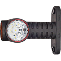 Šviesos diodas, 0.7/1.4W, 12/24V, balta/oranžinė/raudona, 100x55x118mm, 3 šviesos diodai, Kramp LA30015