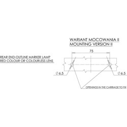 Žymeklis LH LED, 12-24V, 190x164x48.6mm, Kramp LA30006
