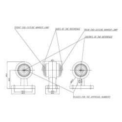 Žymeklis 12/24V, 95x83,5x68mm, gopart LA35007
