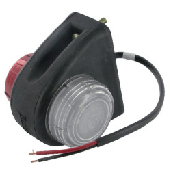 Žymeklis LED, 12V, skaidrus/raudonas, užsukamas, Britax L428104L12V