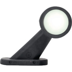 Žymeklis RH LED, apvalus, 12/24V, balta/raudona, užsukamas, 108x135mm, Waś 1400300777P