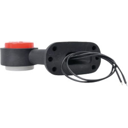 Žymeklis RH LED, apvalus, 12/24V, balta/raudona, užsukamas, 108x135mm, Waś 1400300777P