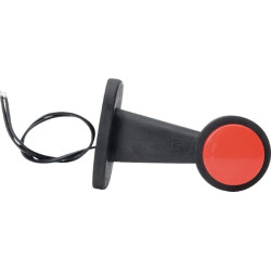 Šviesos diodas, apvalus, 12/24 V, baltas/raudonas, užsukamas, 135xWaś 1400300776