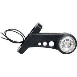 Žymeklis LH LED, apvalus, 12/24V, gintarinė/raudona/balta, užsukamas, 131mm, Waś 1400300581