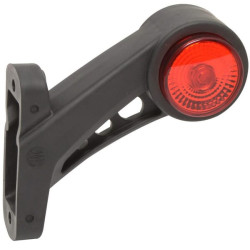 Žymeklis RH LED, apvalus, 12/24V, gintarinė/raudona/balta, užsukamas, 131mm, Waś 14003005810