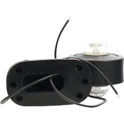 Žymeklis RH LED, apvalus, 12/24V, skaidrus, užsukamas, 132x83x108mm, Waś 1400699602