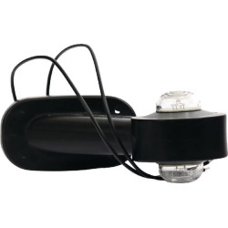 Žymeklis LH LED, apvalus, 12/24V, skaidrus, užsukamas, 132x83x108mm, Waś 1400699601