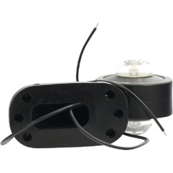 Žymeklis LH LED, apvalus, 12/24V, skaidrus, užsukamas, 132x83x108mm, Waś 1400699601