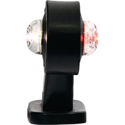 Žymeklis LH LED, apvalus, 12/24V, skaidrus, užsukamas, 132x83x108mm, Waś 1400699601