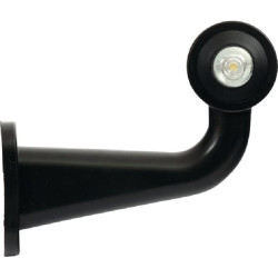 Žymeklis LH LED, apvalus, 12/24V, raudonas/skaidrus, užsukamas, 155x68x181mm, Waś 1400300011