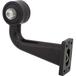 Žymeklis RH LED, apvalus, 12/24V, raudonas/skaidrus, užsukamas, 155x68x181mm, Waś 1400300010