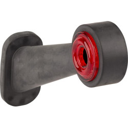 Žymeklis RH LED, apvalus, 12/24V, raudonas/skaidrus, užsukamas, 190x89x164mm, Waś 1400300062