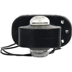 Žymeklis RH LED, apvalus, 12/24V, raudonas/skaidrus, užsukamas, 83x68x135mm, Waś 1400300030