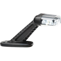 Žymeklis RH LED, kvadratinis, 10/30V, skaidrus, užsukamas, 190,2x61,5x103 mm, 8 šviesos diodai, Hella ValueFit 2XS357006021