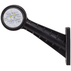 Žymeklis RH LED, apvalus, 12/24V, raudona/balta, užsukamas, 142,5x45x160 mm, 8 šviesos diodai, Hella ValueFit 2XS357004041