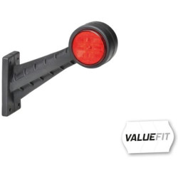 Žymeklis RH LED, apvalus, 12/24V, raudona/balta, užsukamas, 142,5x45x160 mm, 8 šviesos diodai, Hella ValueFit 2XS357004041