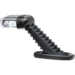 Žymeklis LH LED, kvadratinis, 10/30V, baltas, užsukamas, 190,2x61,5x103 mm, 8 šviesos diodai, Hella ValueFit 2XS357006011