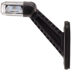 Žymeklis LH LED, kvadratinis, 10/30V, baltas, užsukamas, 148,6x61,5x143,7 mm, 8 šviesos diodai, Hella ValueFit 2XS357007011