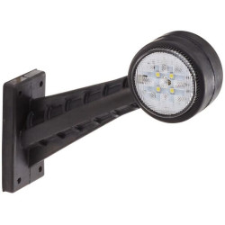 Žymeklis LH LED, apvalus, 12/24V, raudona/balta, užsukamas, 142,5x45x160 mm, 8 šviesos diodai, Hella ValueFit 2XS357004031