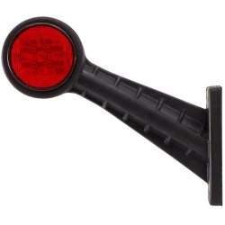 Žymeklis LH LED, apvalus, 12/24V, raudona/balta, užsukamas, 142,5x45x160 mm, 8 šviesos diodai, Hella ValueFit 2XS357004031