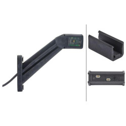 Žymeklis LH LED, 1,50 W, 24/12 V, prisukamas, 178x164 mm, greitoji nuoroda, 4 šviesos diodai, Hella 2XS011744071