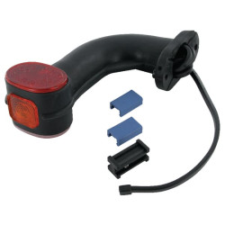 Gabaritinis žibintas LH 12V, raudonas/gintaras, užsukamas, Aspöck 313809007