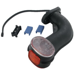 Gabaritinis žibintas LH 12V, raudonas/gintaras, užsukamas, Aspöck 313809007