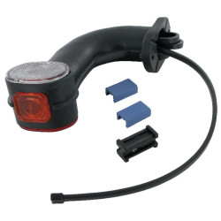 Gabaritinis žibintas RH 12V, raudonas/gintaras, užsukamas, Aspöck 313809017