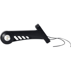 Žymeklis RH LED, apvalus, 12/24V, gintarinė/raudona/balta, užsukamas, 180x161mm, Waś 1400300567P