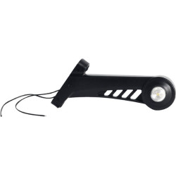 Žymėjimo lemputė LH LED, apvali, 12/24V, gintarinė/raudona/balta, užsukamas, 180x161mm, Waś 1400300567L