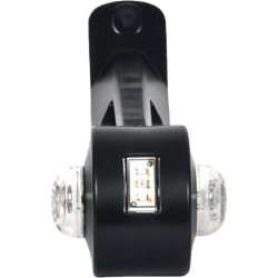 Žymeklis RH LED, apvalus, 12/24V, gintarinė/raudona/balta, užsukamas, 130x131mm, Waś 1400300569P