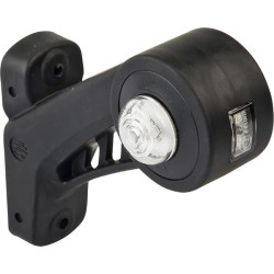 Žymeklis LH LED, apvalus, 12/24V, gintarinė/raudona/balta, užsukamas, 130x131mm, Waś 1400300569L