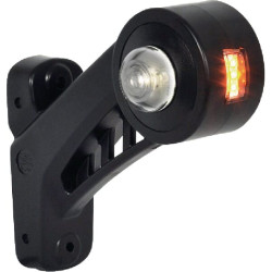 Žymeklis LH LED, apvalus, 12/24V, gintarinė/raudona/balta, užsukamas, 130x131mm, Waś 1400300569L