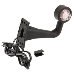 Žymeklis LH LED, apvalus, 12/24V, raudonas/skaidrus, varžtas ant 6SL0084LED175