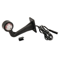 Žymeklis RH LED, apvalus, 12/24V, raudonas/skaidrus, varžtas 6SR0084LED175