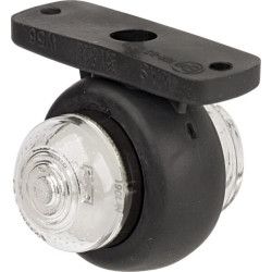 Apvalus žymeklis, 12/24 V, baltas, užsukamas, 50x60 mm, Waś 1400690601