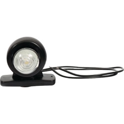 Apvalus žymeklis, 12/24 V, baltas, užsukamas, 50x60 mm, Waś 1400690601