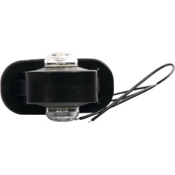 Žymeklis RH LED, apvalus, 12/24V, raudonas/skaidrus, užsukamas, 97x68x78mm, Waś 1400300040