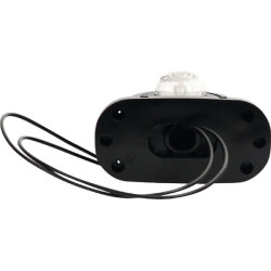 Žymeklis LH LED, apvalus, 12/24V, raudonas/skaidrus, užsukamas, 97x68x78mm, Waś 1400300041