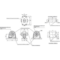 Žymeklis LH LED, apvalus, 12/24V, raudonas/skaidrus, užsukamas, 97x68x78mm, Waś 1400300041