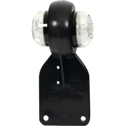 Žymeklis LED, apvalus, 12/24V, skaidrus, užsukamas, 100x52mm, Waś 1400300050