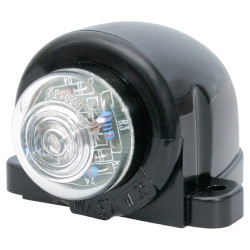 Šviesos diodas, apvalus, 12/24 V, baltas, užsukamas, 57,5x42x76 mm, Waś 1400690600