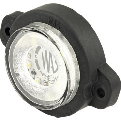 Žymeklis LED, citrininis, 12/24V, baltas, užsukamas, 80x60mm, Waś 1400300519