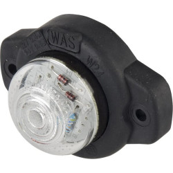 Žymeklis LED, citrina, 12/24V, skaidrus, užsukamas, 57x45mm, Waś 1400690310