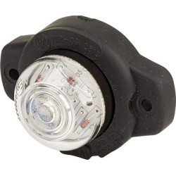 Žymeklis LED, citrina, 12/24V, skaidrus, užsukamas, 57x45mm, Waś 1400690301