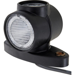 Žymeklis LED Superpoint III, apvalus, 24V, raudona/balta/oranžinė, varžtas ant nuolatinės srovės kištuko 313364007