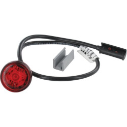 Šviesos diodas, apvalus, 12/24 V, raudonas, užsukamas, Monopoint II by Aspöck 316804087