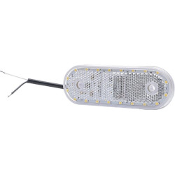Žymeklis LED, stačiakampis, 12-24V, 114x40x25mm, Kramp LA30113