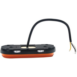 Žymeklis LED, su posūkio rodikliu, stačiakampis, 12-24V, 124x49x20mm, Kramp LA30154IND