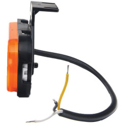 Žymeklis LED, su posūkio rodikliu, stačiakampis, 12-24V, 124x49x20mm, Kramp LA30154IND